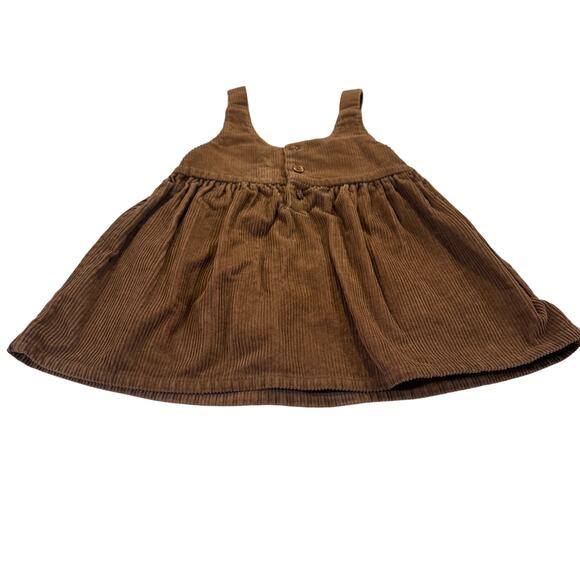 Carter's Toddler Girl 2T Brown Corduroy Dress 100% Cotton - Picture 2 of 5